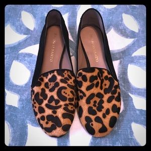 Franco Sarto Leopard flats